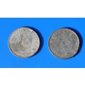 GERMANY / DEUTSCHES REICH 10 Reichspfennig 1943 A & 1943 B