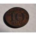 GERMANY / DEUTSCHES REICH 10 Pfennig 1919 Stadt Naumburg