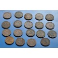 GERMANY / FRG - demanding lot of 1 Pfennig coins 1948/49 - Allied Occupation