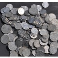 GERMANY / DDR - huge lot of unsorted set of alu coins - more than 200gr