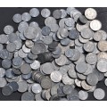 GERMANY / DDR - huge lot of unsorted set of alu coins - more than 200gr