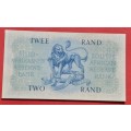 2 Rand 1962, prefix B/186, E/A, G Rissik, 1st and only issue ***UNC***