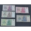 ZIMBABWE Lucrative collection of smaller denominations 2007 ($100 with ZA) in collectible condition