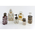 Collection of old perfume bottles