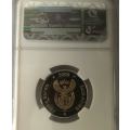 *** Almost Perfect *** 2008 Nelson Mandela 90th Birthday Proof R5 - NGC Graded PF69 Ultra Cameo.