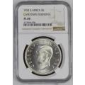 1952 Proof Like Five Shillings - NGC Graded PL66 - 2nd Finest Grade @ The NGC.