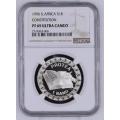 1996 Protea Constitution Proof Silver R1 - NGC Graded PF69 Ultra Cameo !!!