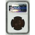 ZAR 1898 Penny - NGC Graded MS63BN *** Brilliant UNC *** Bid Per Coin.