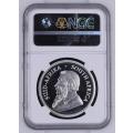 PERFECT 2017 PROOF KRUGERRAND 1oz SILVER - NGC PF70 ULTRA CAMEO - 50th ANNIVERSARY - MINTAGE = 15000