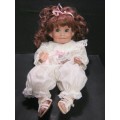 Charming Manuela - Highly Collectable 48cm Vintage Designer Porcelain Doll (DMG)