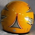 Yellow Huayu bike helmet  - Size unknown