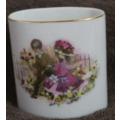 Little flower pot or for make up brushes - 8 x 8 4 cm  Royal made in SA