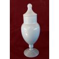 Glass Vase for cotton wool - 22 cm