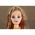 Doll' s - Barbie Like Doll / Dark Blond hair   /  Dressed   / 29.5cm