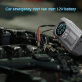 Portable Cordless Car Battery Emergency Starter, Air Compressor To Easily Inflate Tire
