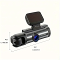 Dash Camera Front And Inside, 3.16inchdash Cam 1080P, G Sensor HD Night Vision Loop Recording