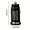 2-in-1 Car Charger And Car Locator, Supports Mobile Phone IOS Find My Application, Type-C And USB