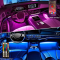 RGB Interior Car Lights, Car LED Ambient Lights, smart Interior Lights With 44-Key Remote Control