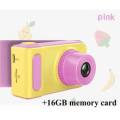 Kids Digital HD Camera 2 Inch Color Screen Gift For Children ' pink colour only