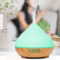 Home Office Aroma Air Humidifier Diffuser With 7 LED Color Options - Light Brown