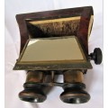 BOER WAR STEREOSCOPE WITH 76 BOER WAR CARDS, PLUS 49 WWI CARDS RARE!!!!!