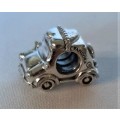 Desirable and appealing, Authentic 925s Sterling Pandora Car of Love Charm~ see markings