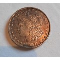 Fine Condition, sharp features, odd scratches to surface-1881 US$1 weight 26.6gr