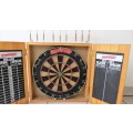 * DARTBOARD SPIN SPORT * GENUINE BRISTLE * COMPLETE WITH 3 SETS OF DARTS * BID FROM R1 START *
