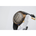 Sharp-marked Distressed Metal Mechanical Gent`s Wrist Watch