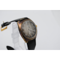 Sharp-marked Distressed Metal Mechanical Gent`s Wrist Watch