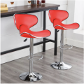 Lounge Chairs Bar Chair PU Leather Bar Stool Lift Height Adjusted Swivel Leisure Home Office Kitchen