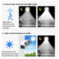 Solar Led Light Outdoor Motion Sensor Solar Light Fake Dummy Camera Spotlight Wall Lamp For Garden