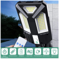 Solar Street Lights Outdoor Solar Lamp With Remote Control Waterproof Motion Sensor Security