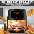NEW Air Fryer 1400W 6L Oil free Health Fryer Cooker 220V Multifunction Smart Touch LCD Airfryer