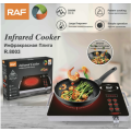 3500W Portable Infrared Cooktop Countertop Burner, Black