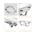 9L Stainless Steel Folding Buffet Food Warmer Dinner chafing dish - Single tray or Dual Tray