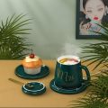 Coffee Mug with Warmer,USB Cup Heater for Desk Coffee Warmer Beverage Warmer