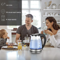 2.0 Litres Glass Kettle with Led Light