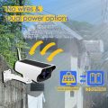 Home Security Protection WiFi Battery Solar Panel Power CCTV Surveillance Waterproof Two Way Audio