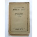 Angewandte Politische Ethik by Friedrich Wilhelm Foerster 1922
