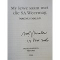 Magnus Malan: My Lewe Saam Met Die SA Weermag By Magnus Malan (Signed First Edition)