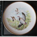 Royal Chelsea Plate 'Birds of the Countryside' The Red-Legged Partridge