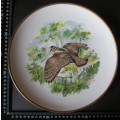 Royal Chelsea Plate 'Birds of the Countryside' The Woodcock