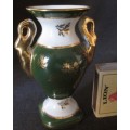 Limoges Green  Vase