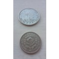 1960 SIXPENCE AND ONE SHILLING COMBO! BEAUTIFUL COINS! BID FOR LOT!