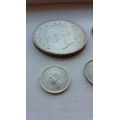 BEAUTIFUL COMPLETE 1952 SA UNION SET OF COINS! 5 SHILLING TO FARTHING!!!