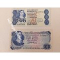 Super Sale! Set of Two TW de Jongh RSA R2 Notes: Second & Fouth Issues!