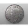 Super Sale! SA Union 1949 5 Shillings 80% Silver Coin!