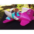 Li`l Woodzeez Airplane - 41 CM LENGHT- WINGSTO WINGS 44 CM - X 13 CM HEIGHT