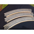 Märklin 13 Curved Track M Rails - Made in Western Germany - 6 x 5100 - 3 x 5120 - 4 x 5200